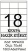 Kenpa A4 Lazer Etiket 70x46 mm